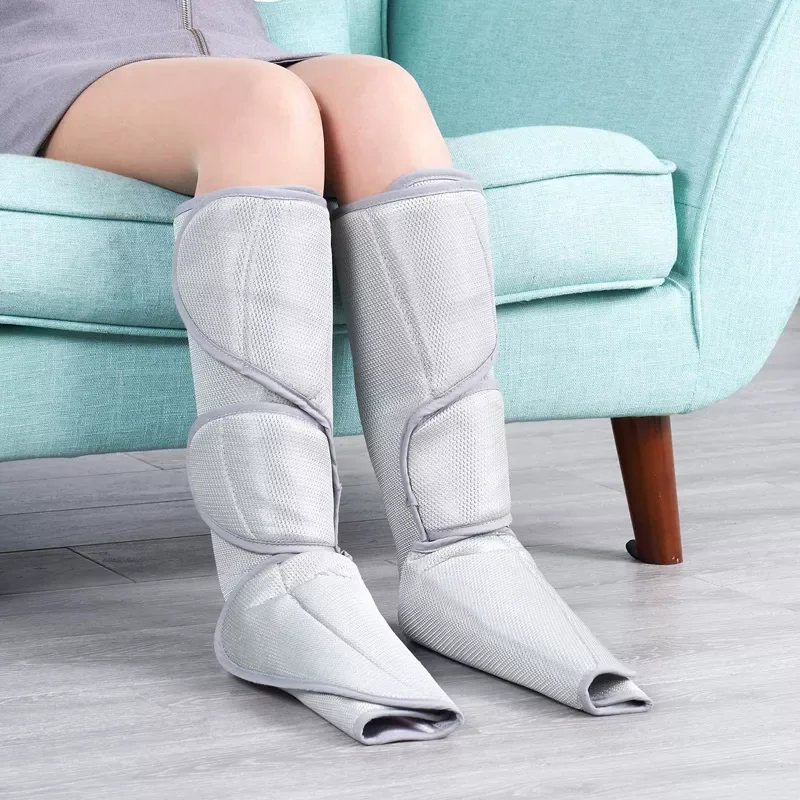 

Массажер для ног NEW2023, компрессионный воздушный лимфатический аппарат для циркуляции икр, нервный Массажер для снятия боли в ногах при икре,...