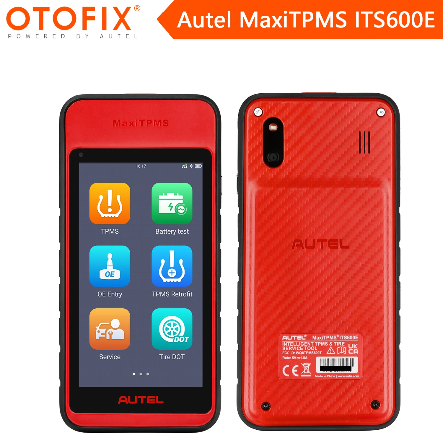 Autel MaxiTPMS ITS600E TPMS диагностический сканер OBD2 программируемый инструмент авто VIN Scan