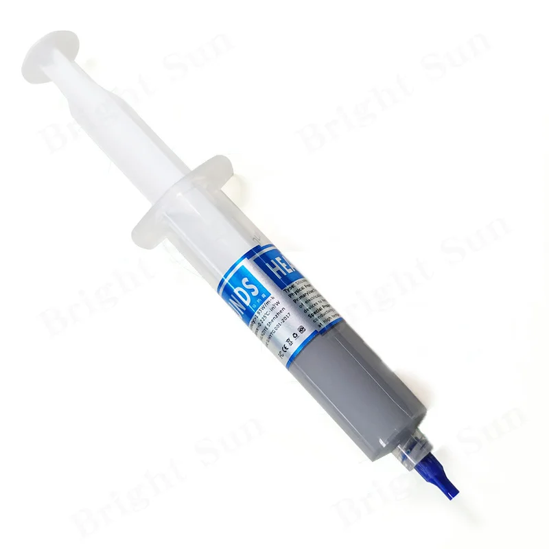 

Thermally conductive heat dissipation silicone LEDchip High temperature resistance Syringe type thermal grease CPU graphics card
