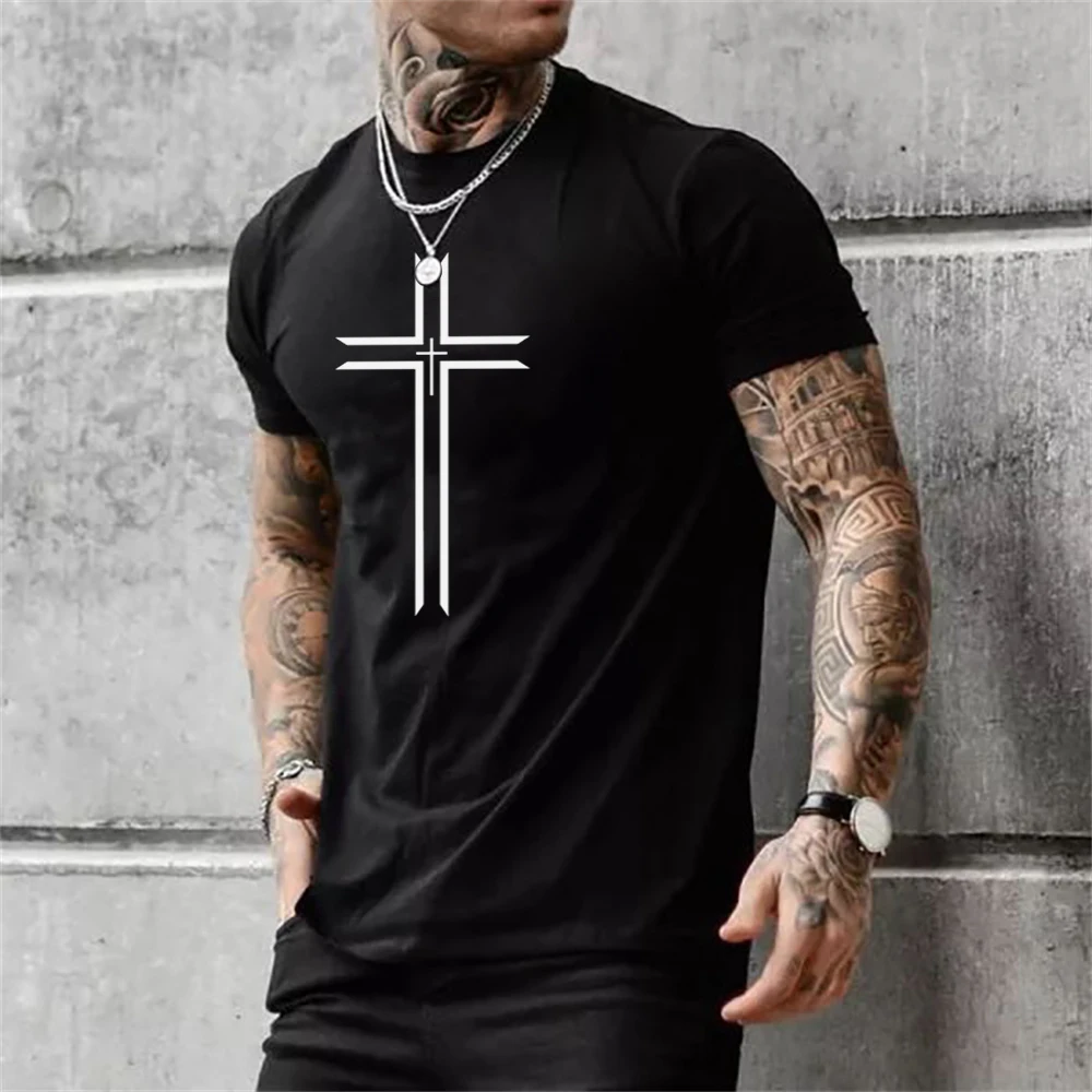 

Men's T-shirt Retro Classic Slim Fit Sweat-absorbing Sports Fitness Advanced Short Sleeve Simple Style T Shirt Men Clothing Top