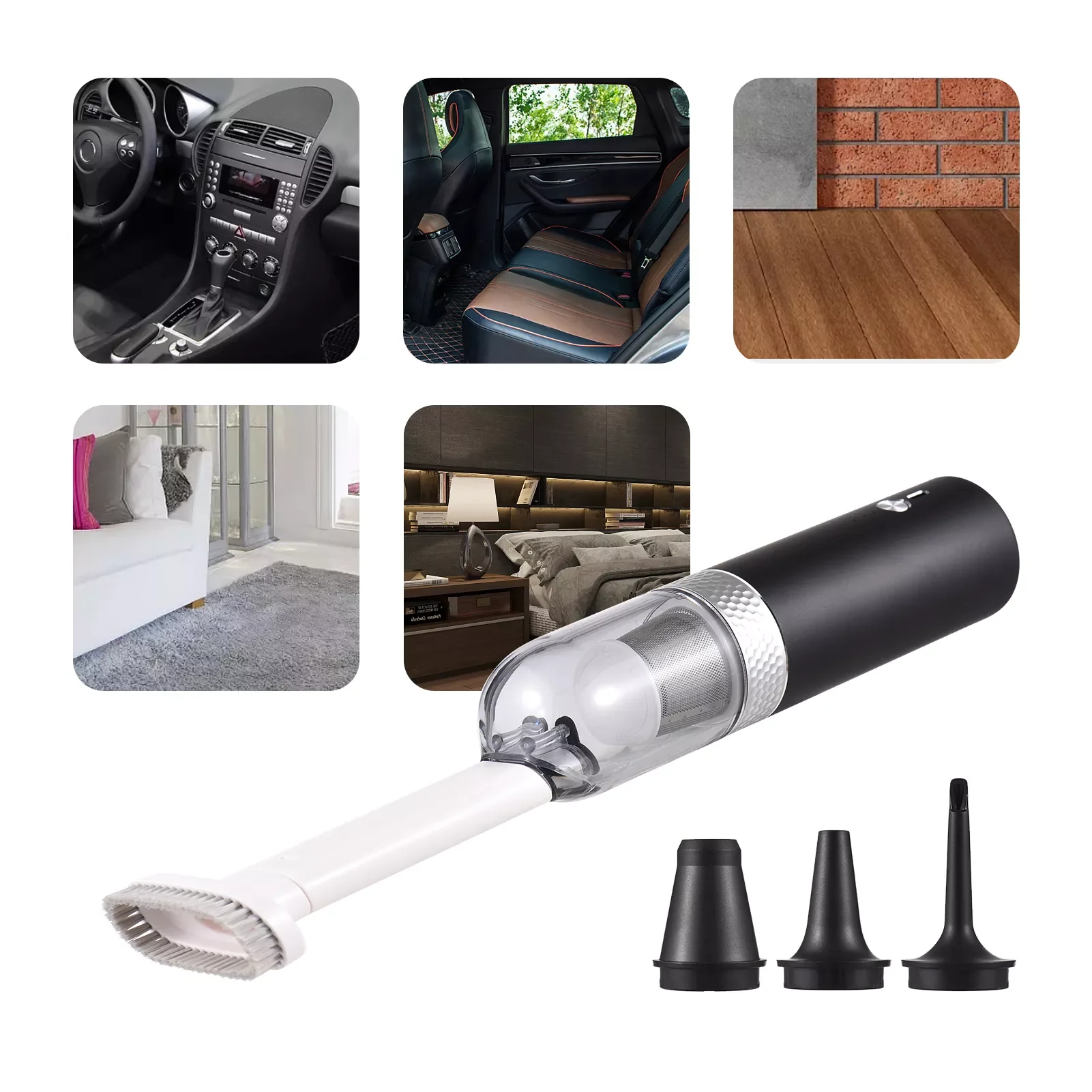 

Перезаряжаемый автомобильный пылесос и воздуходувка NEW2023 17 кПа 2 в 1 беспроводной бесщеточный автомобильный пылесос с 2 уровнями регулировк...