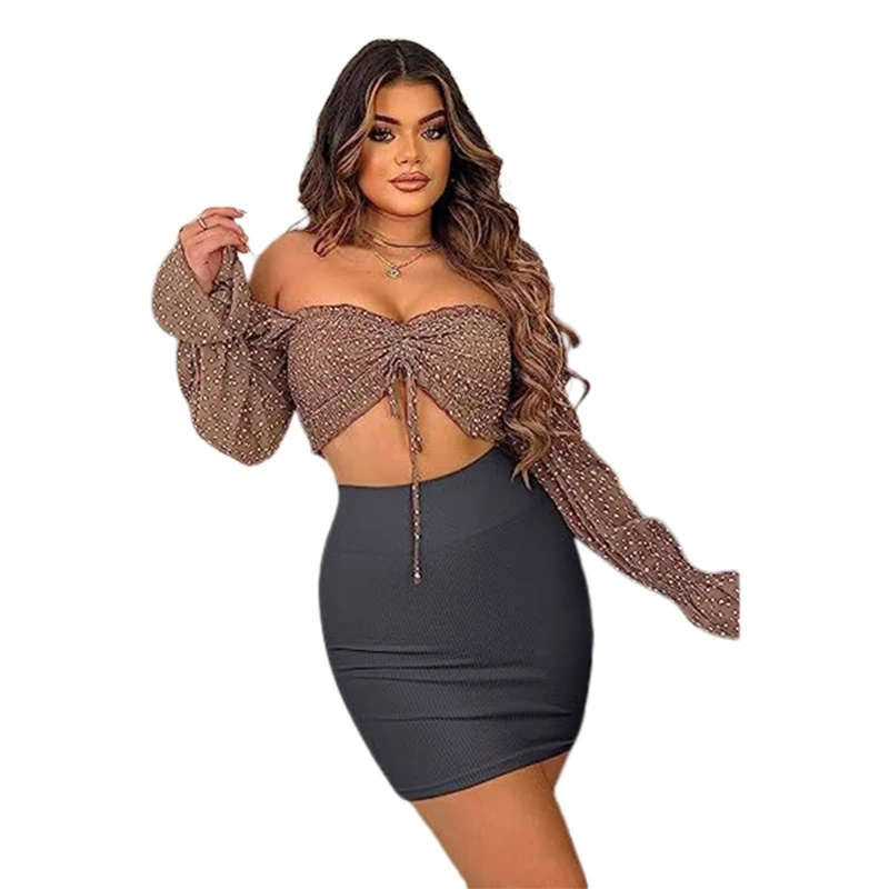 

Женская однотонная офисная юбка с высокой талией