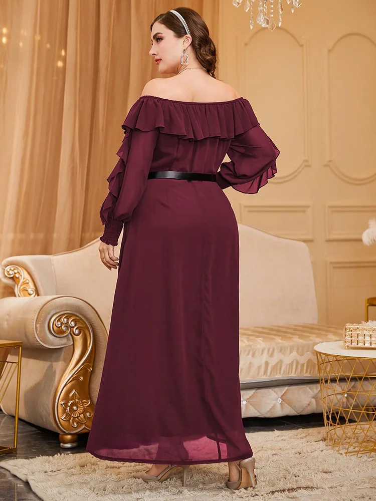 Рисунок 2 - Женское длинное платье с длинным рукавом