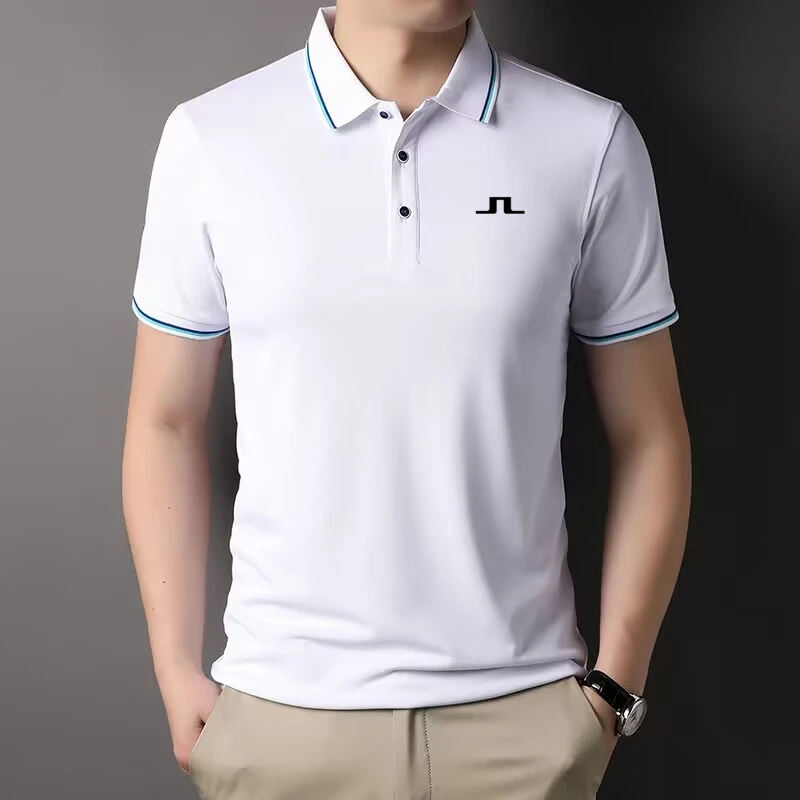 Malbon Golf T-shirt for Men 2023 Summer Golf Wear Men Fashion Casual Waffle Men's Golf Clothing Long Sleeve Tops Utaa Golf Shirt