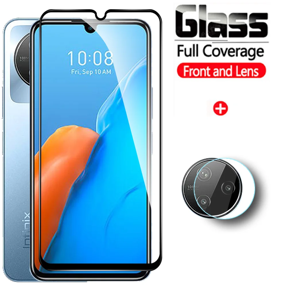 Защитное стекло 2to1 для Infinix Note 12 2023 искусственное закаленное InfinixNote12 Pro 4G Note12 G99 12Pro