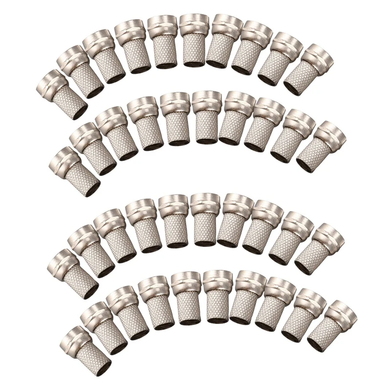 

40Pcs CCTV RG6 F-Type Twist-On Coax Coaxial Cable RF Connector Male