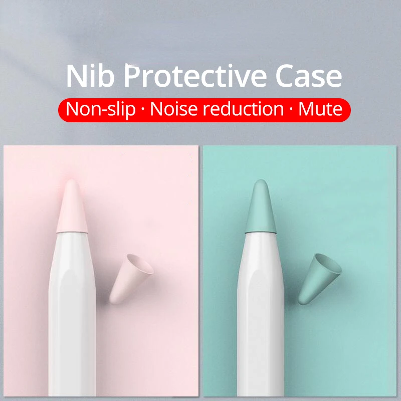 

8pcs Protective Case For Apple Pencil 1 2st Pen Point Stylus Penpoint Cover Silicone Protector Case For Apple Pencil2 Case