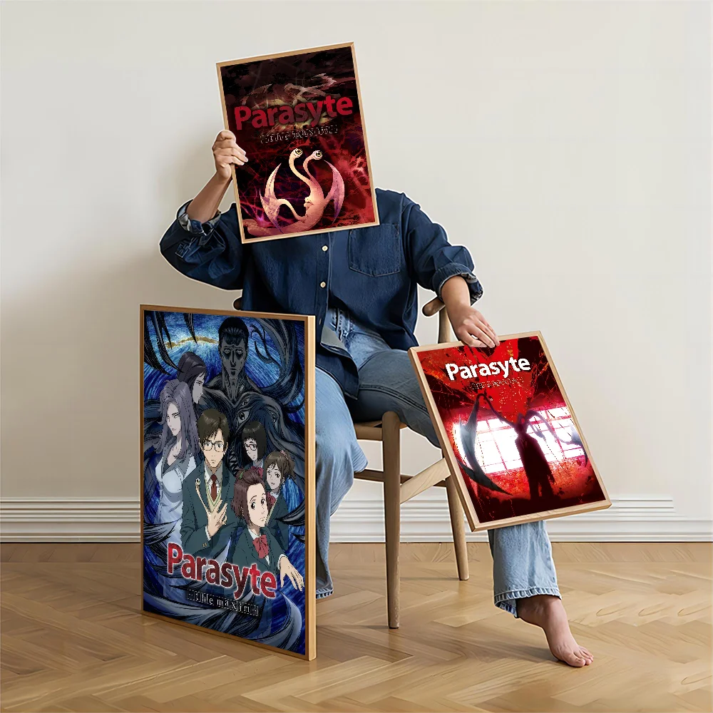 Японское аниме Parasytes винтажные постеры липкие белые бумажные наклейки сделай сам