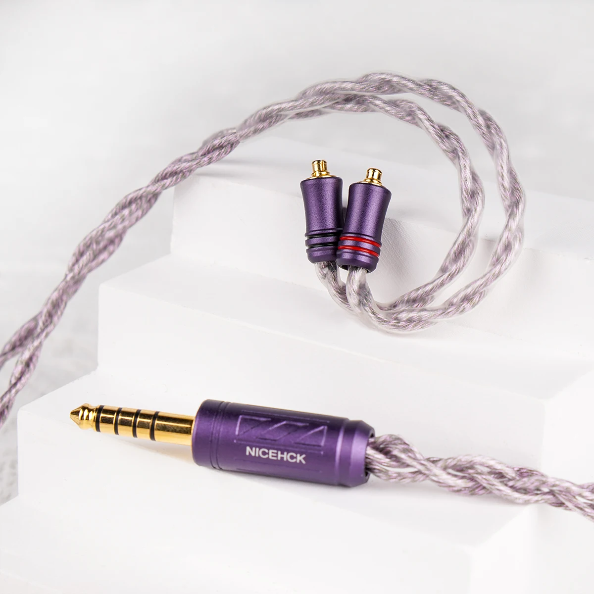 NiceHCK AceLilac HiFi IEM провод 7N OCC + посеребренный для Explorer S08 DUDU Chopin