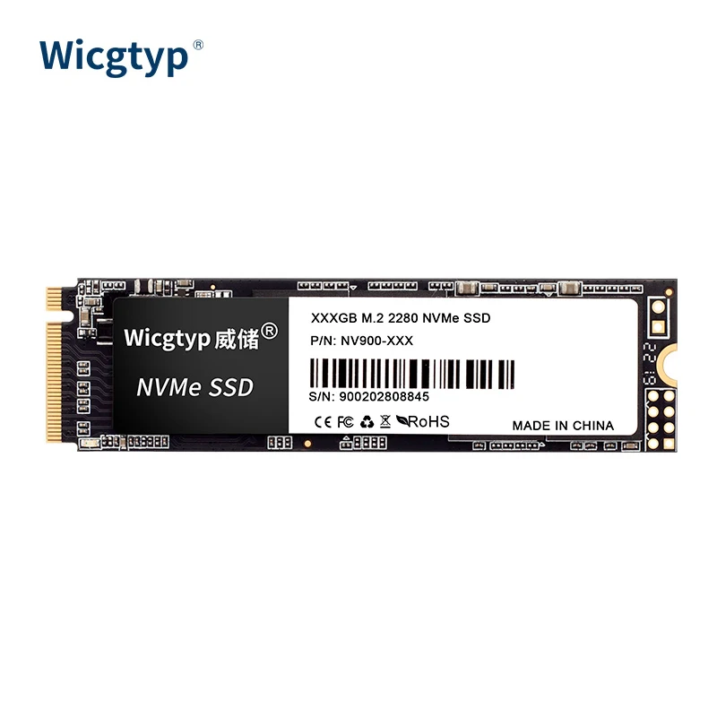 Wicgtyp SSD M.2 NVME жесткий диск ТБ 128 ГБ 256 512 Внутренние твердотельные диски для ноутбука