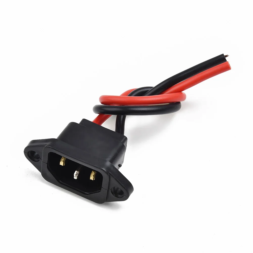 

Electric Scooter Battery Charger Port With 3 Pin Plug Connector Jack Socket Replacement Cable Electric Scooter Accessories