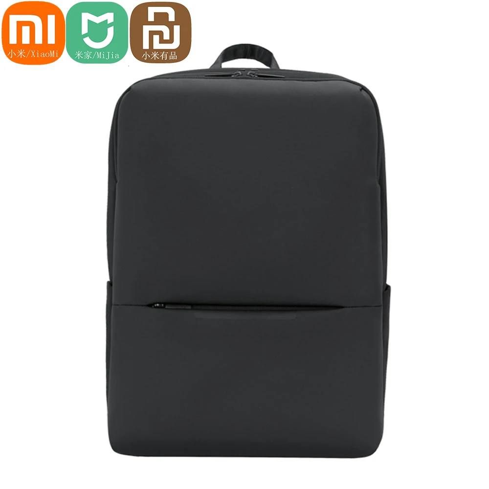 

Дорожный деловой рюкзак Xiaomi с 3 карманами, большие отделения на молнии, рюкзак из полиэстера, 15,6 дюймов, сумка для компьютера