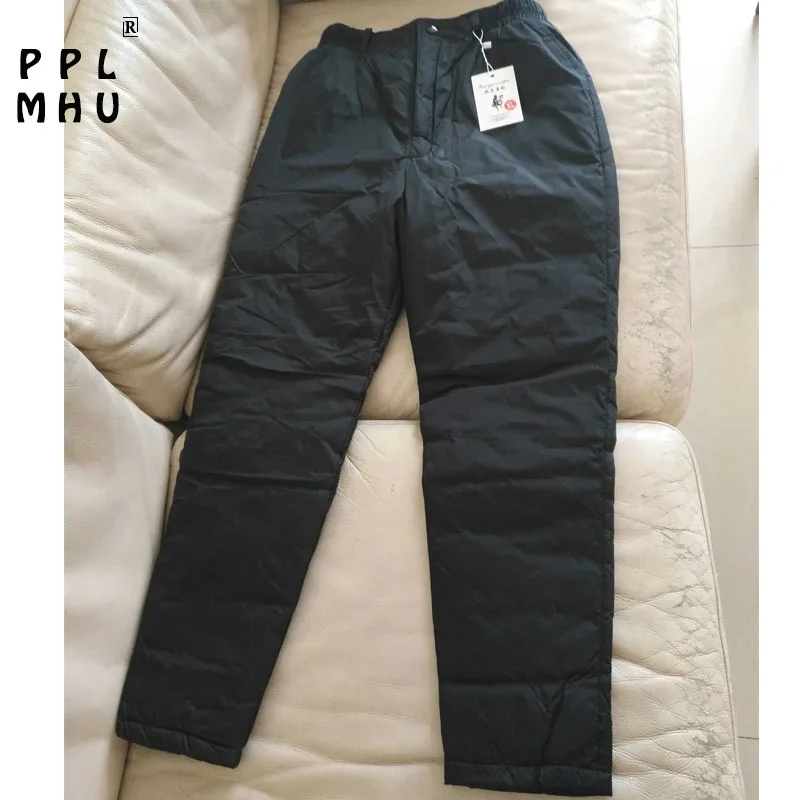 Женские теплые брюки оверсайз 5xl с утиным пухом