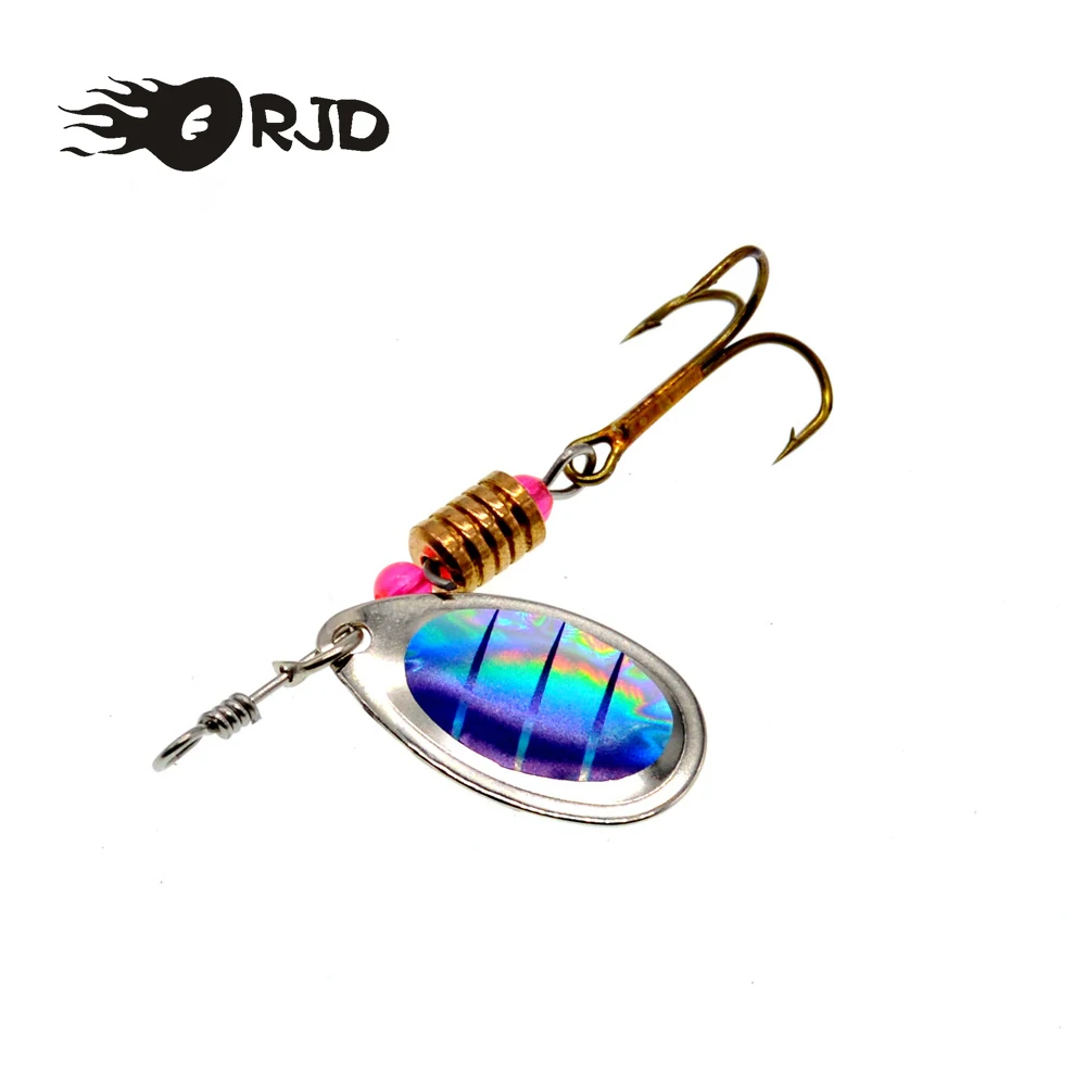 

ORJD Metal Fishing Lure 10Pcs/lot Trout Hard Bait 3.5g Spoon Set Treble Hooks Wobbler Casting Jigging Tackle Accessories Pesca