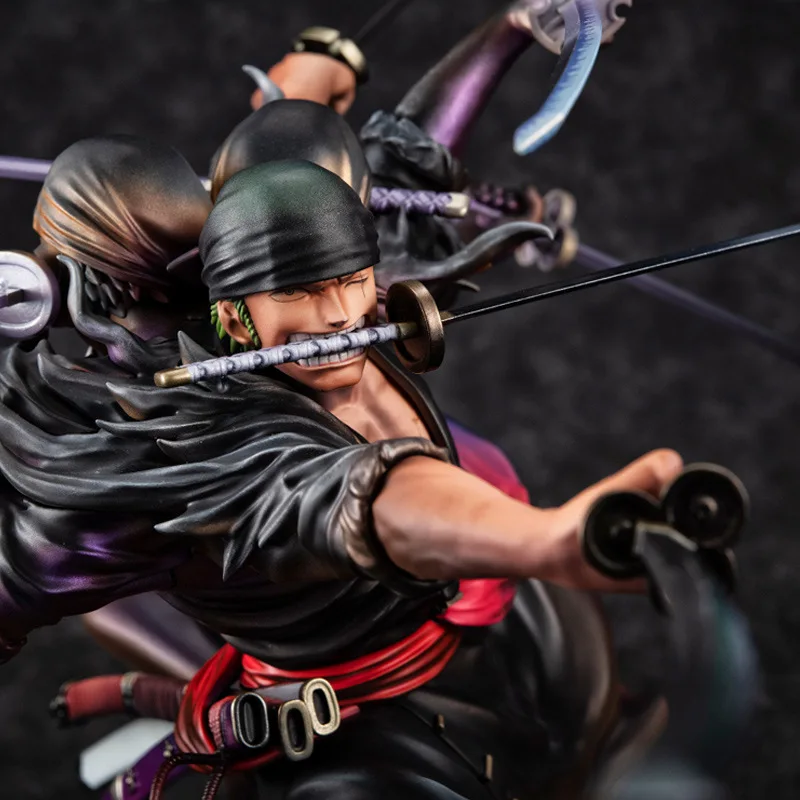 В наличии подлинная MegaHouse MH POP MAX One Piece аниме-фигурка 17 5 см Roronoa Zoro Nine Swords Asura игрушка