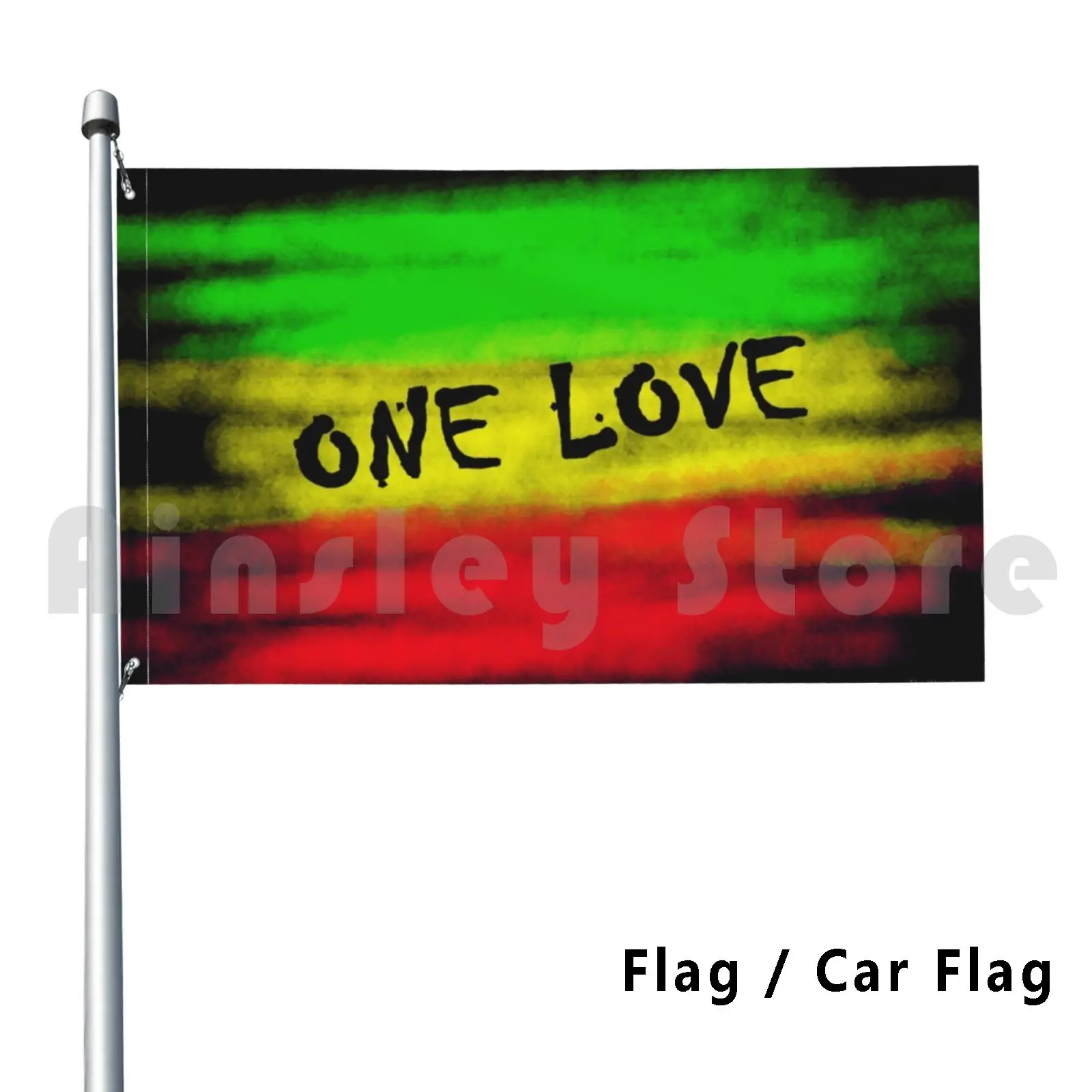 Флаг Автомобильный флаг One Love 1620 Peace Rasta Phish Hip Hop Regae новая популярная летняя музыка