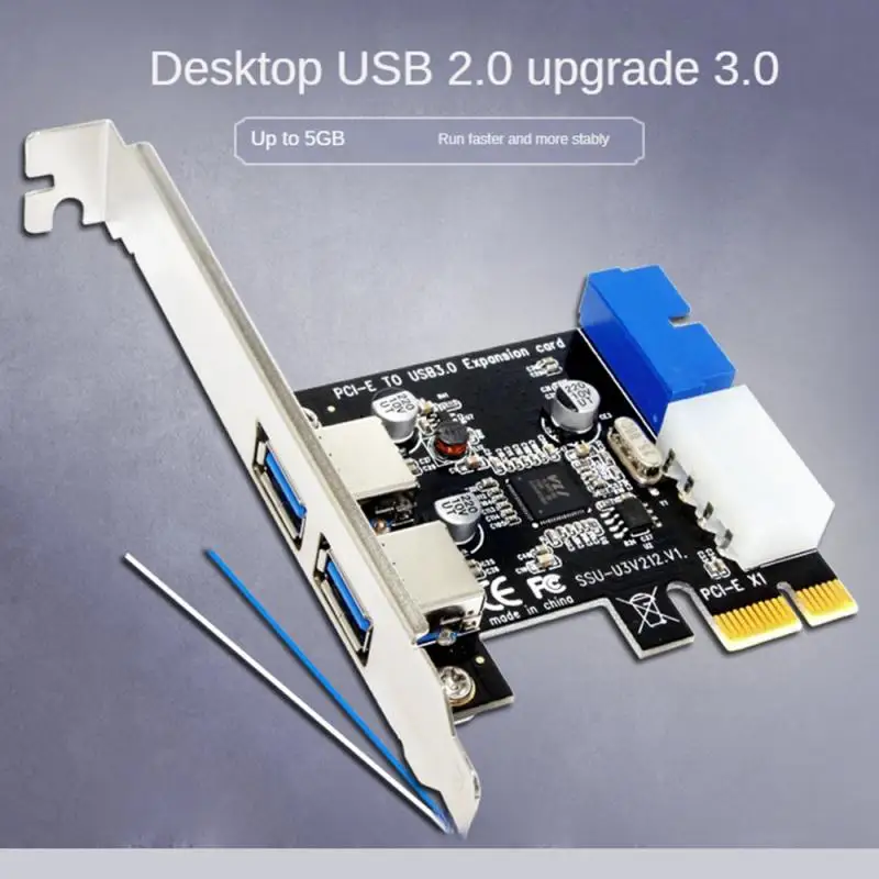 

Add On Cards SuperSpeed 10Gbps USB 3.1 2 Port PCI-E Express Card 15pin SATA Power Connector PCIE Adapter ASM1042 Chipset USB HUB