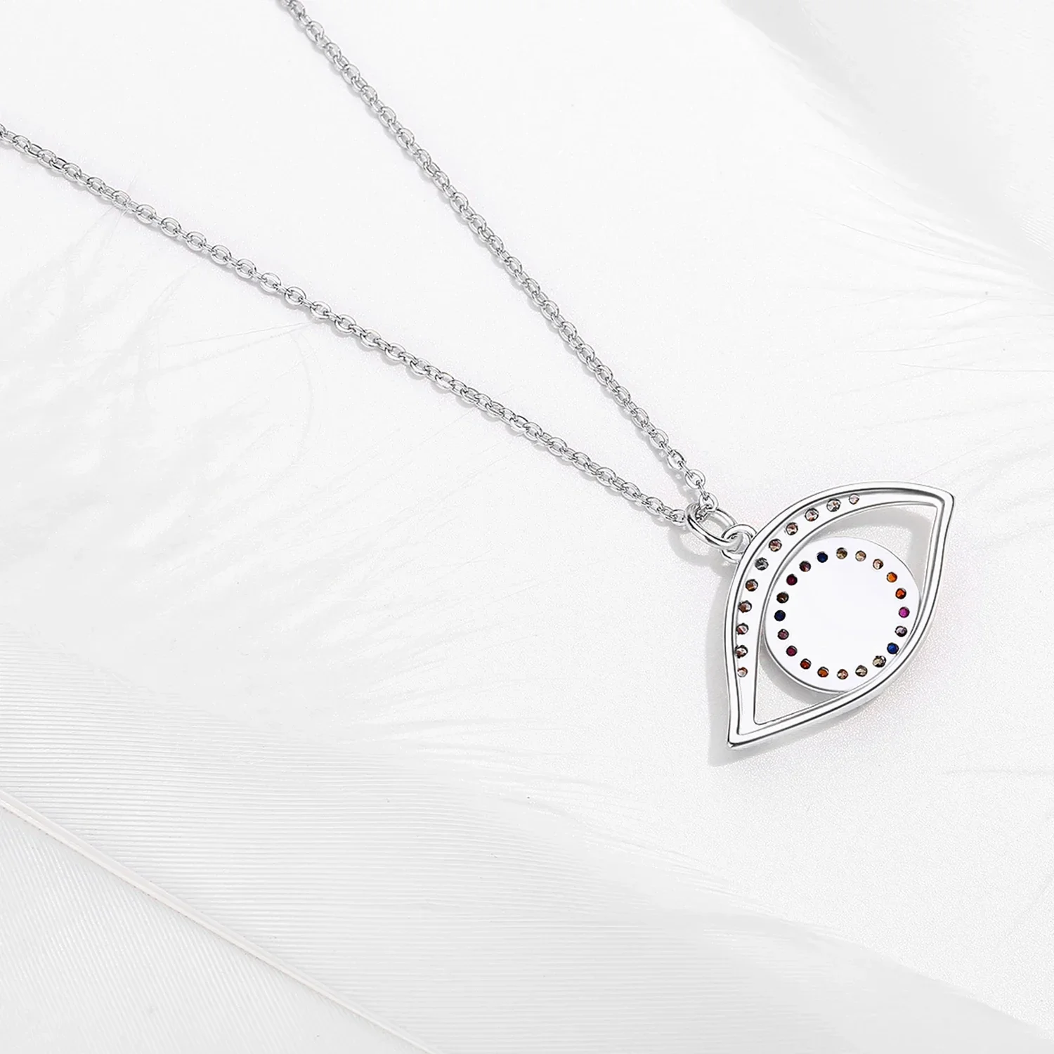 Tongzhe турецкое ожерелье от сглаза для женщин смола голубой глаз стерлинговое