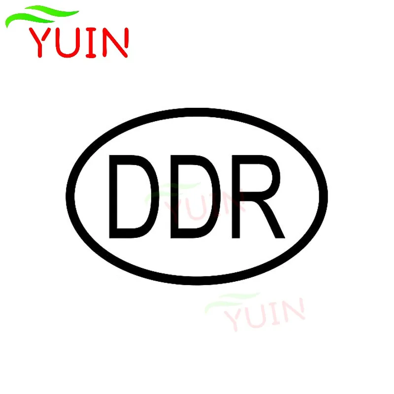 

Овальные автомобильные наклейки DDR с немецким языком страны, модные автомобильные аксессуары, украшение на бампер из ПВХ, высококачественн...