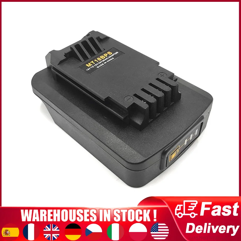 Адаптер батареи преобразованный в Black & Decker BL1518 BL2018 18 в 20 в для Makita BL1815 BL1815B BL1820 в