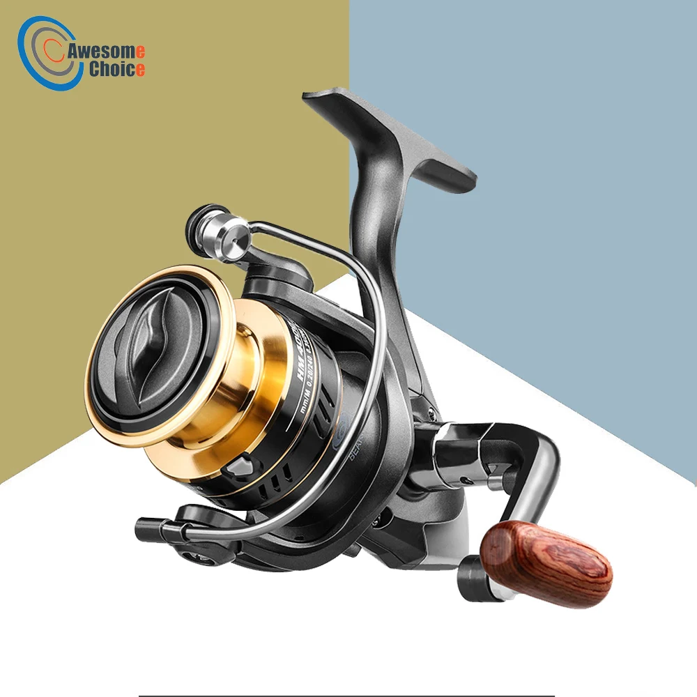 

Metal Spool Spinning Fishing Reel 1000-7000 Series Fishing Wheel 12+1BB 5.2:1 Fishing Tackle Pesca Carrete Carp Reel Feeder