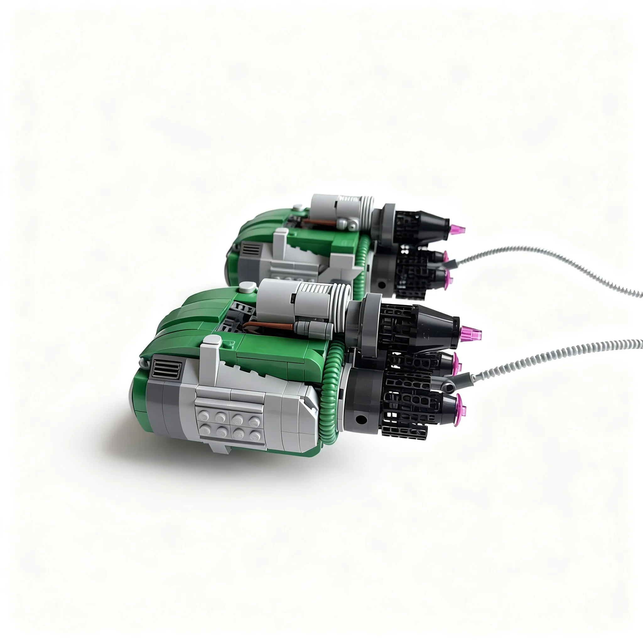 Набор строительных блоков MOC Formula Podracer Team Green (1080 деталей) — развивающая игрушка для детей, идеальный подарок на День рождения или Рождество (art.: 3920dc689e249) - 3920dc689e249