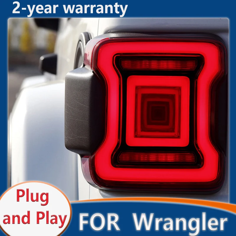 

Задний фонарь для Jeep Wrangler 2018, задний фонарь, светодиодный сигнал, задний фонарь для парковки