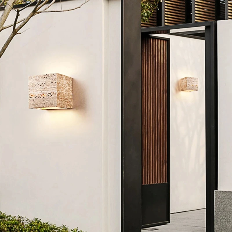 Японский маленький свежий стиль уличная вилла двор водонепроницаемый настенный