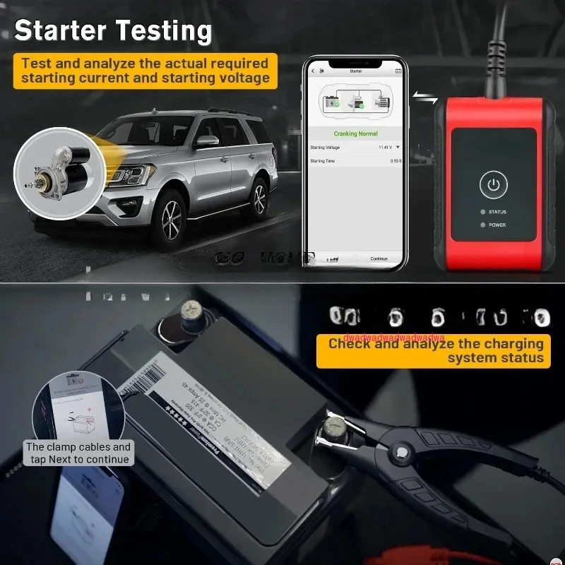 Инструмент анализа автомобильной батареи и электросистемы Bt506 подходящий для
