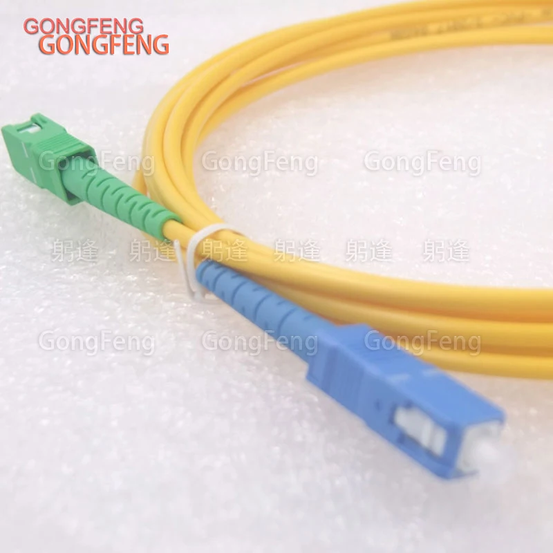 GONGFENG 10 шт. Новый 3m SC/UPC-SC/APC однорежимный одножильный волоконный перемычка 3 0 мм