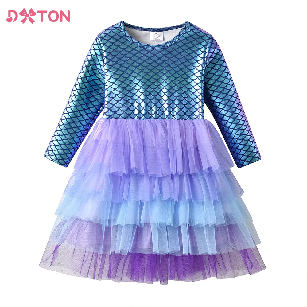 

DXTON/Детские платья для девочек; Сезон осень-зима; Плотное платье; Вечерние платья-пачки для девочек на свадьбу, День рождения; Детские платья принцессы