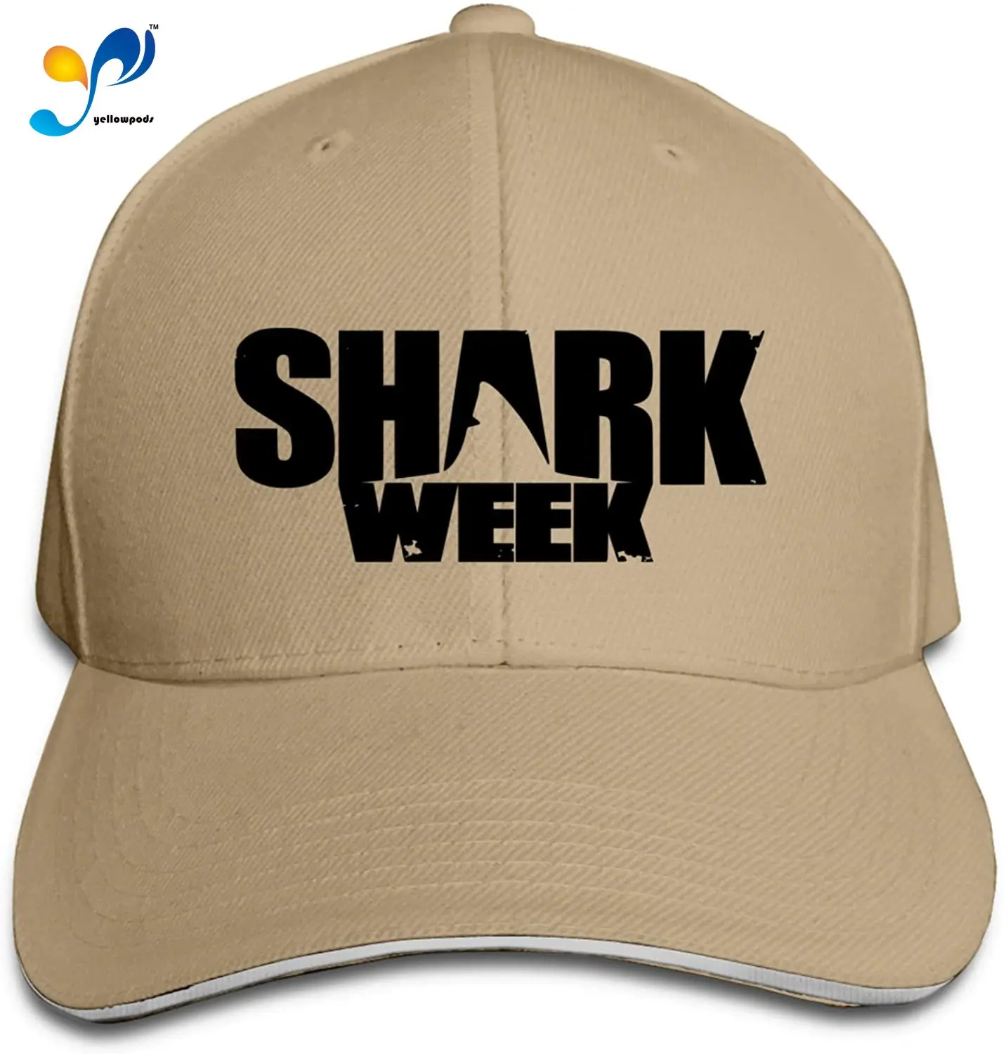 

Sh-Ark Week Casquette Sunhat Adjustable Sandwich Cap Baseball Hats