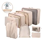 8 шт., Набор органайзеров для багажа для путешествий, сумка для хранения одежды, водонепроницаемая сумка для хранения вещей, сумки на молнии, органайзеры для чемоданов, сумка для нижнего белья