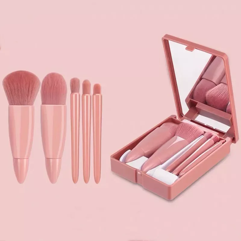 

Набор кистей Профессиональный из мягкого шерстяного волокна, 5 шт., инструменты для макияжа