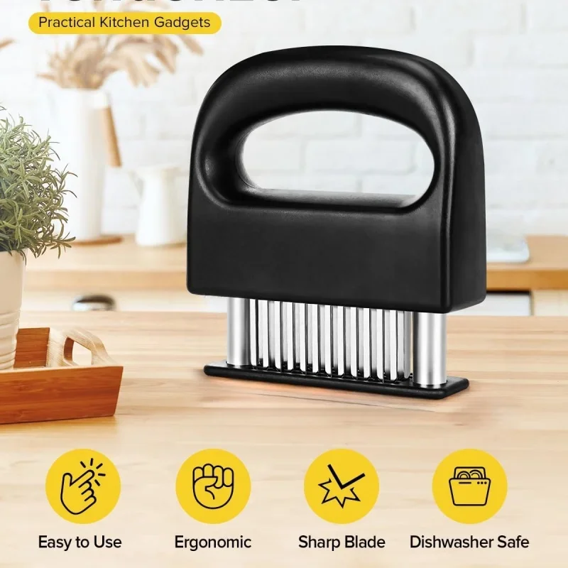 Роскошные 48-лезвийные иглы для размягчения мяса кухонный инструмент