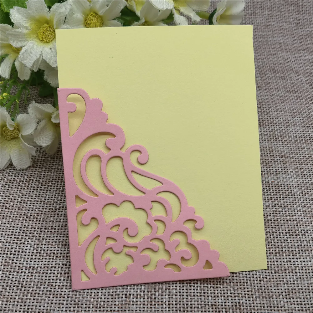 Маленький цветочный каркас кружевные металлические трафареты для резки сделай