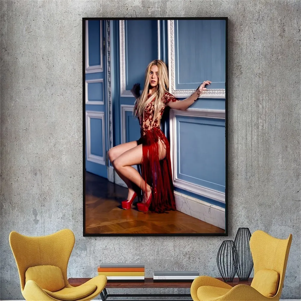 Плакат Shakira сделай сам крафт-бумага винтажный постер настенная живопись учебные