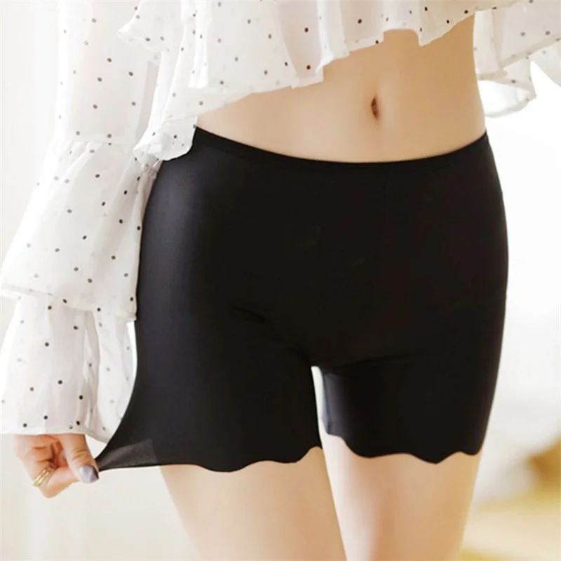 

Women Safety Slip Shorts Under Boxer Seamless Safety Shorts Leggings Pants Underwear Shorts Anti-emptied Panties