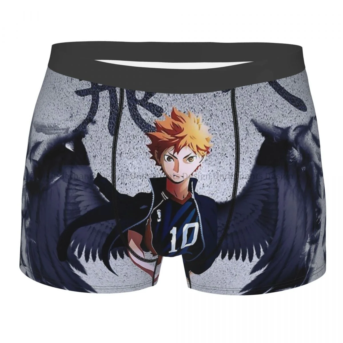 

Трусы мужские с принтом, хлопковое нижнее белье, шорты-боксеры, Fan Art Merch Haikyuu Shoyo Hinata Tobio Kageyama