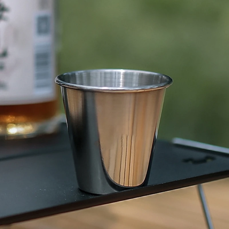 Кофейные кружки из нержавеющей стали на 80 мл с сумкой офисные чашки для воды