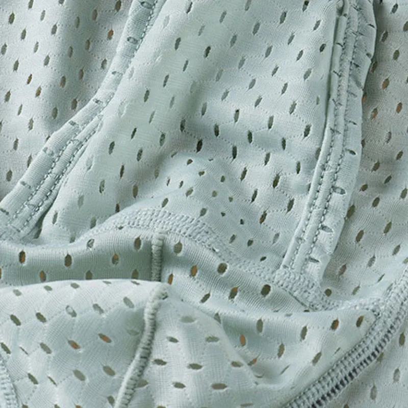 3PCS Mesh Hole Men Underwear Boxer for Man Underwear Man Panties BoxerShorts Homme Breathable Summer Plus Size Sexy Comfort