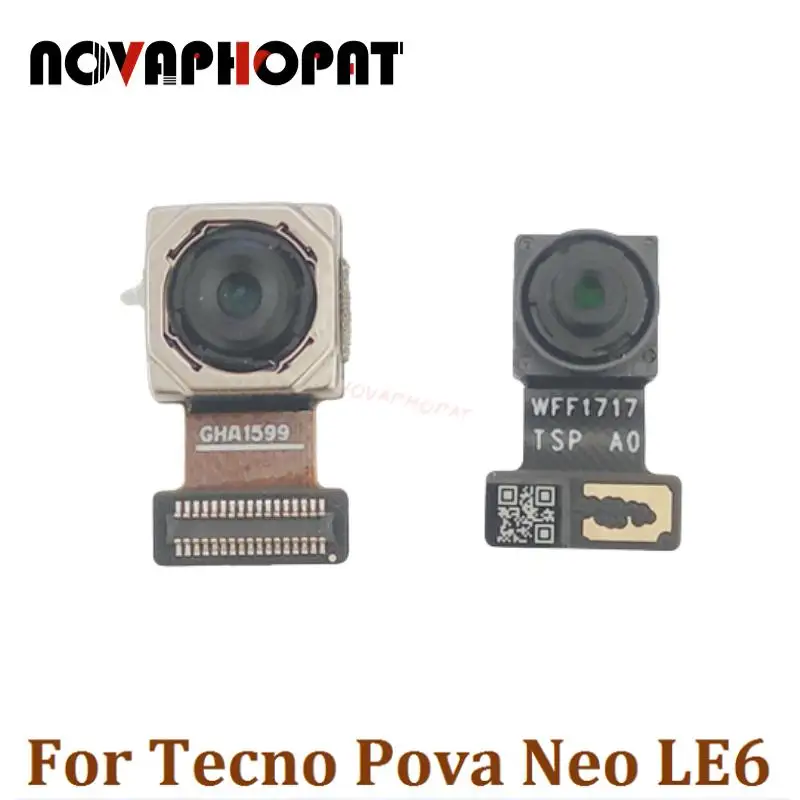 

Novaphopat Front Small Back Big Rear Main Camera Module Flex cable For Tecno Pova Neo LE6