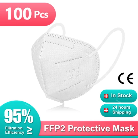 Маска FPP2 Black KN95 тушь для ресниц ffp2mask 5-слойные маски для лица Защитная респираторная маска fpp2 mascarillas ffp2 homologadas kn 95