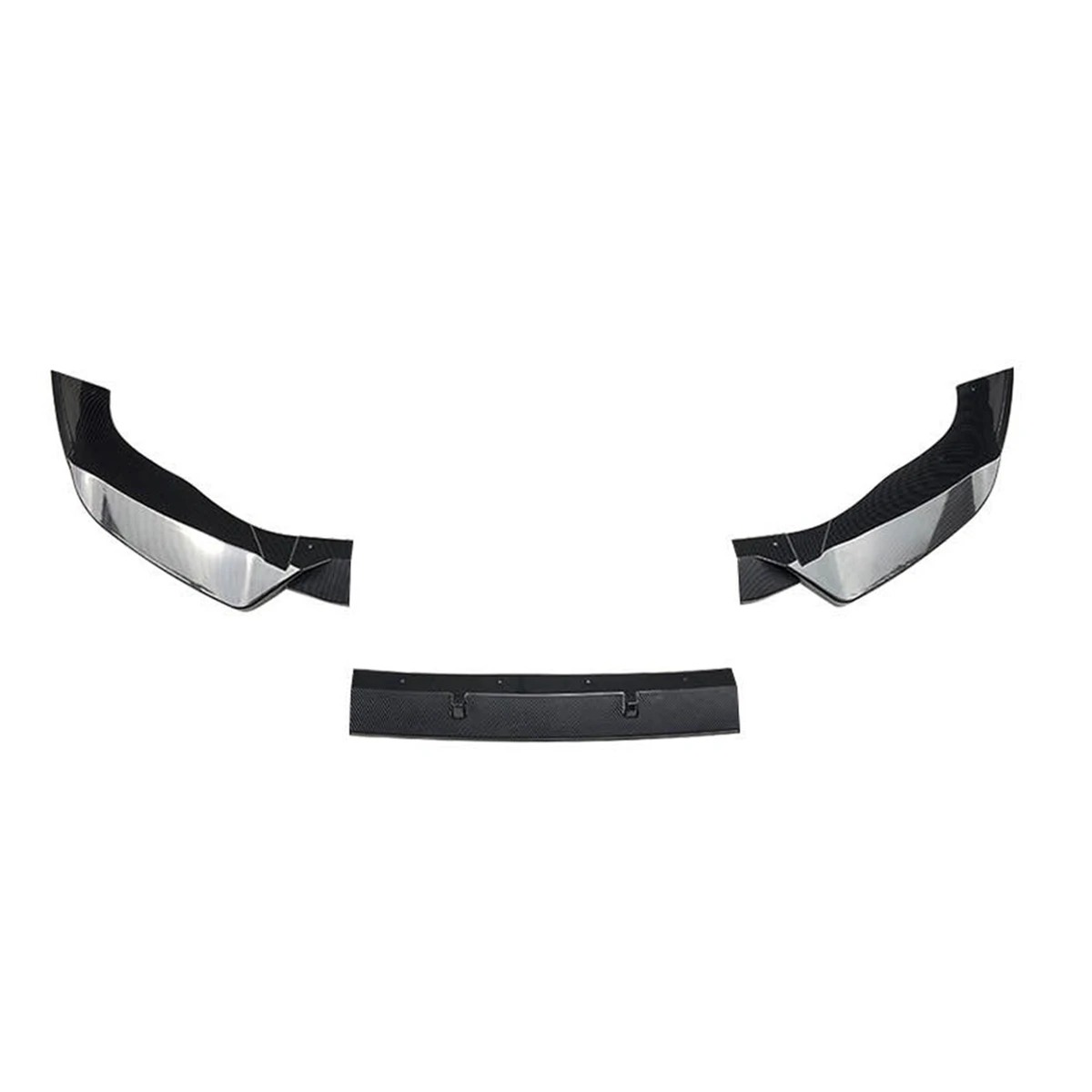 

For - X3 G01 X4 G02 M Pack 2022+ Front Bumper Spoiler Lip Splitter Lower Body Kit Split Blade Plate Trim Carbon Fiber