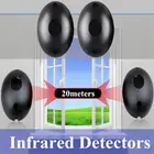 Aubess IP55 Автоматический фотоэлемент с инфракрасным датчиком, качели, раздвижные ворота гаража, дверные безопасные инфракрасные Фотоэлементы