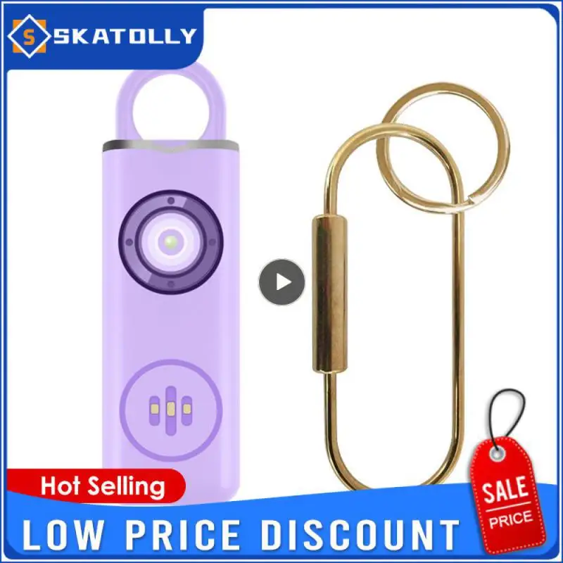 

Emergency Alarm 4.2v Personal Self-defense Self Defense Alarm Mini Generic Artifact Mountaineering Buckle New 2023 Women Alarm