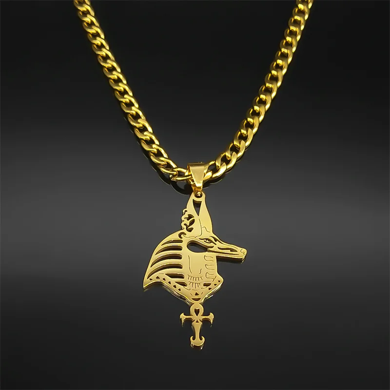 Ожерелье с подвеской в виде креста из нержавеющей стали