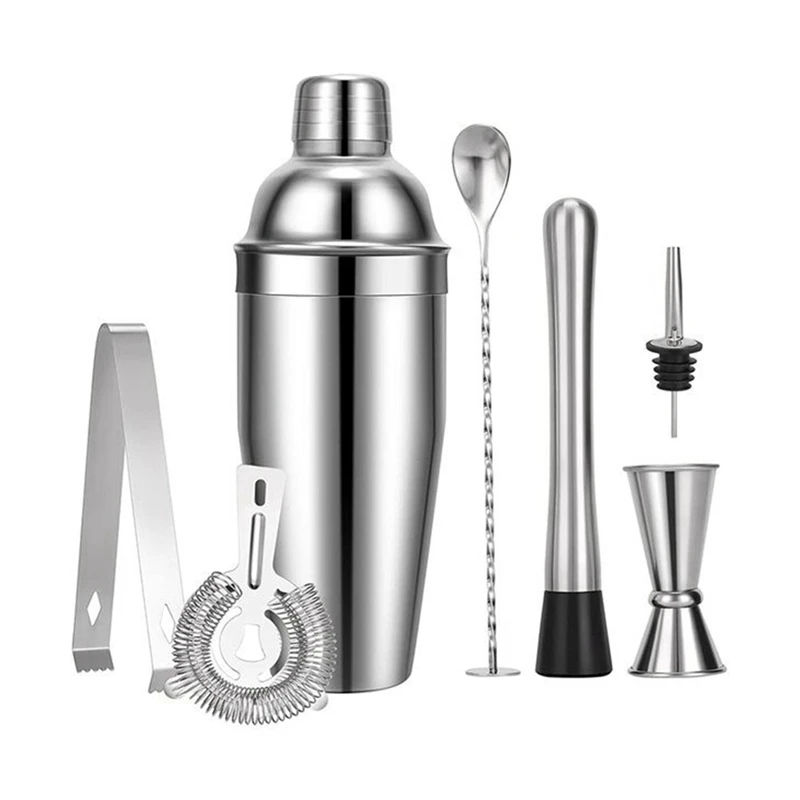 

Wine Martini Boston Shaker 750ML Stainless Steel Silver For Bartender Drink Party Bar Tools