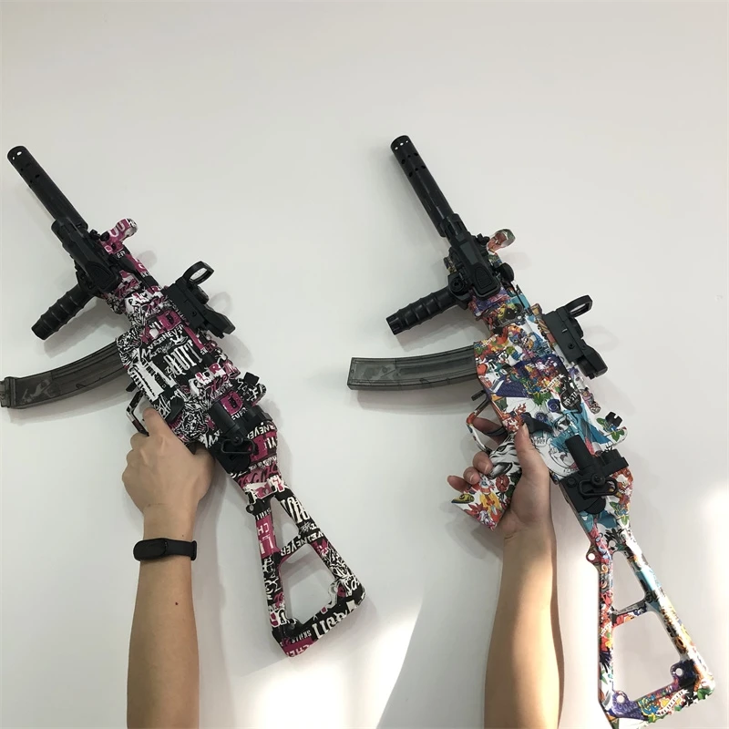 MP5K ручной и Электрический пистолет-брызговик, гелевый шар, Бластер 2 в 1, CS Боевая искусственная пушка, пейнтбол, брызговик-шутер