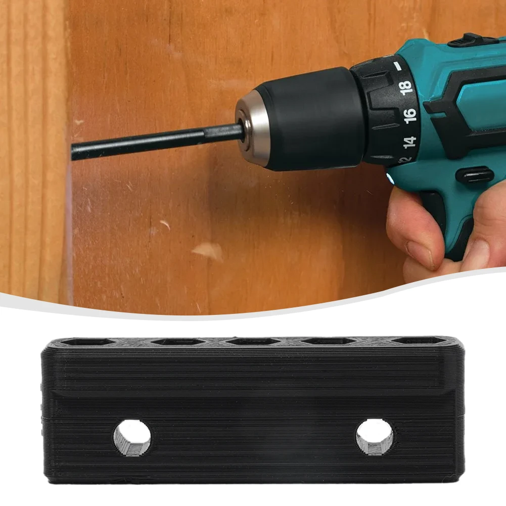 

1pcs Magnetic Drill Holder With Screws Space Saving Screw Bits For Head Storage Box Block Screwdriver Storage Durable Organizer